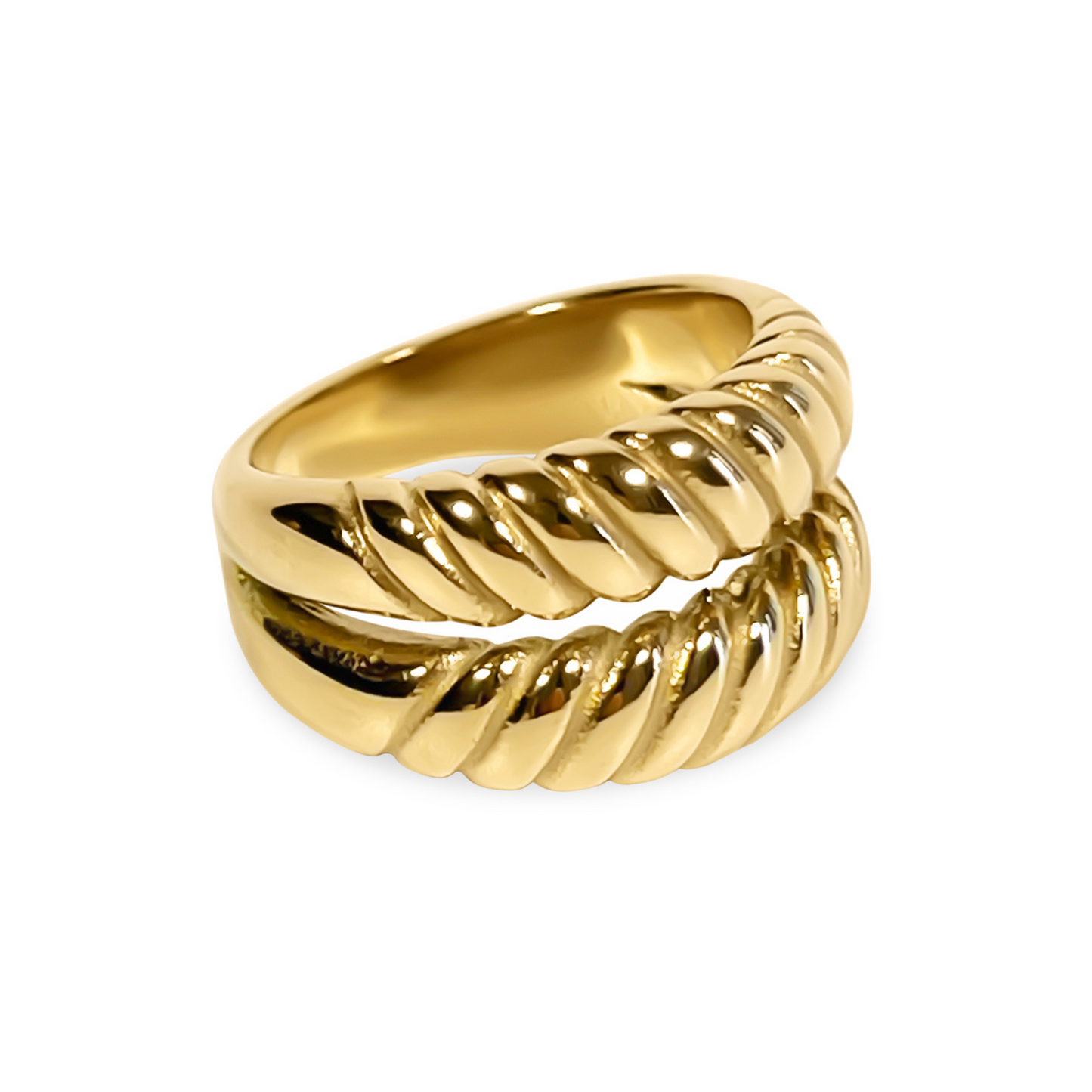 Thera Double Ripple Ring